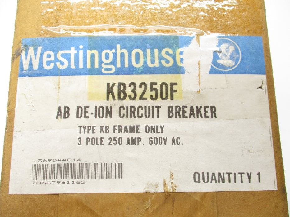 WESTINGHOUSE KB3250F 600VAC 250A NSMP