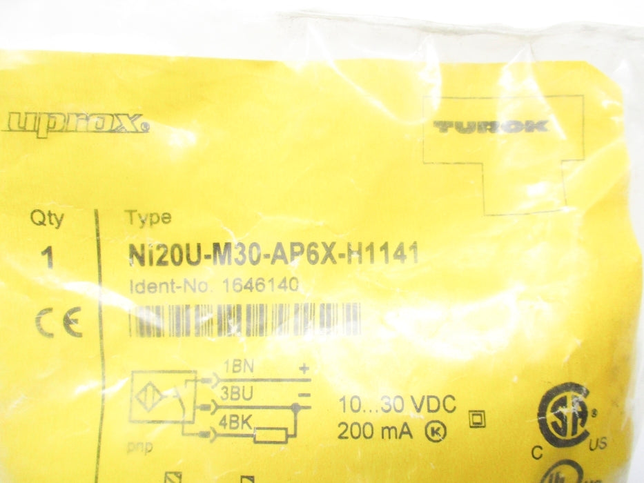 TURCK NI20U-M30-AP6X-H1141 1646140 10-30VDC NSMP