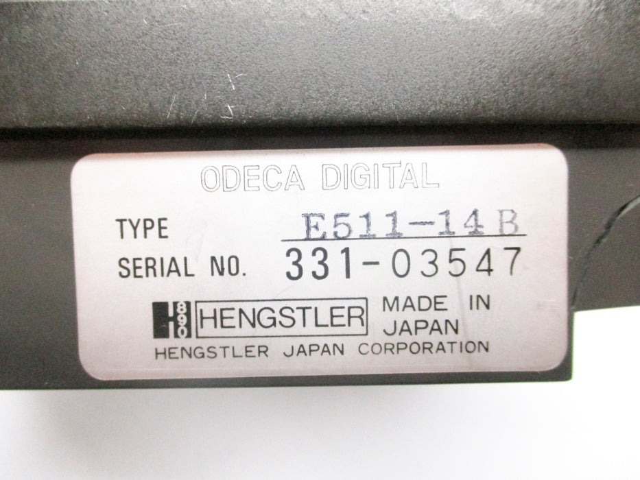 HENGSTLER E511-14B (AS PICTURED) UNMP
