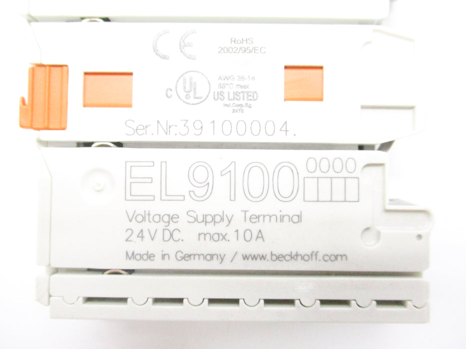 BECKHOFF EL9100 24VDC 10A NSMP