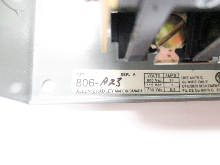 INDUSTRIAL SPARE PART 806-A23 SER. A UNMP