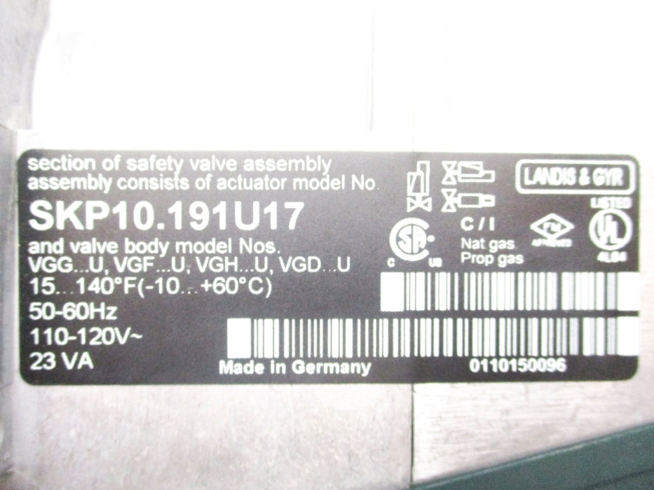SIEMENS SKP10.191U17 110-120V NSMP