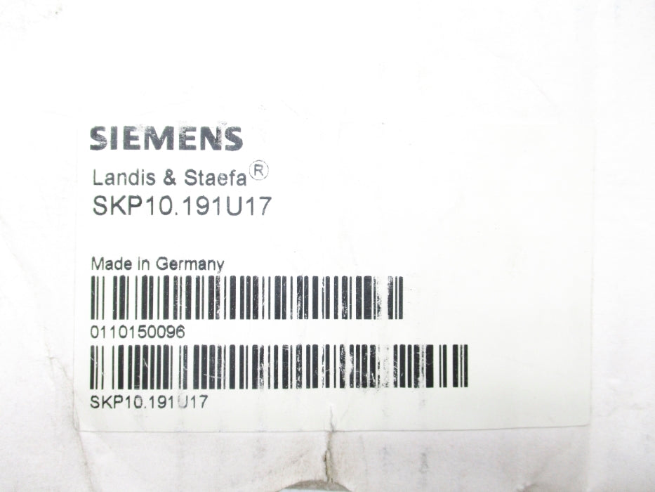 SIEMENS SKP10.191U17 110-120V NSMP