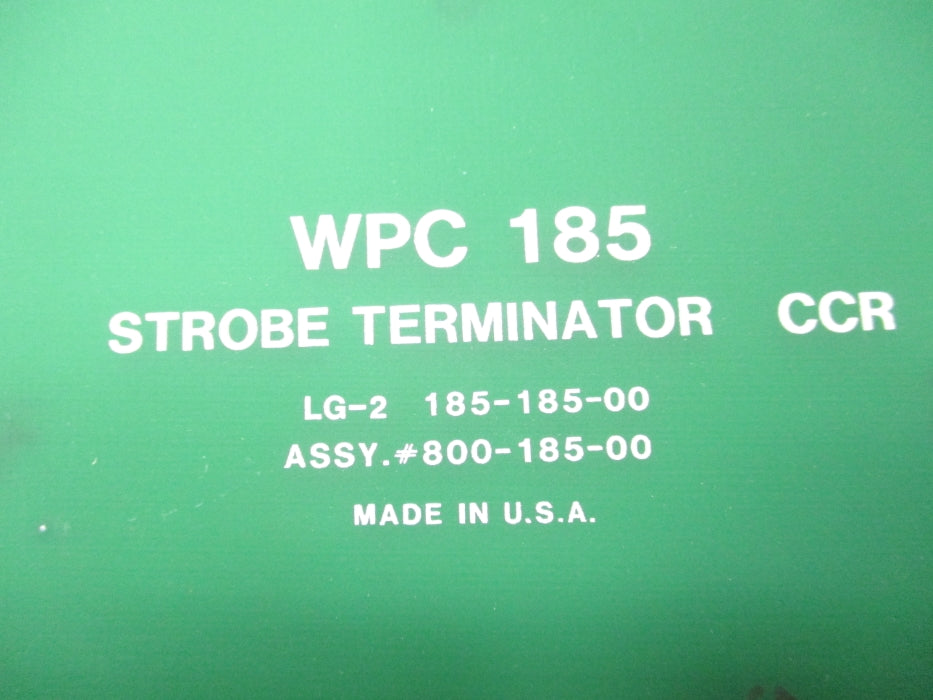 WEB PRINTING CONTROLS 800-185-00 UNMP
