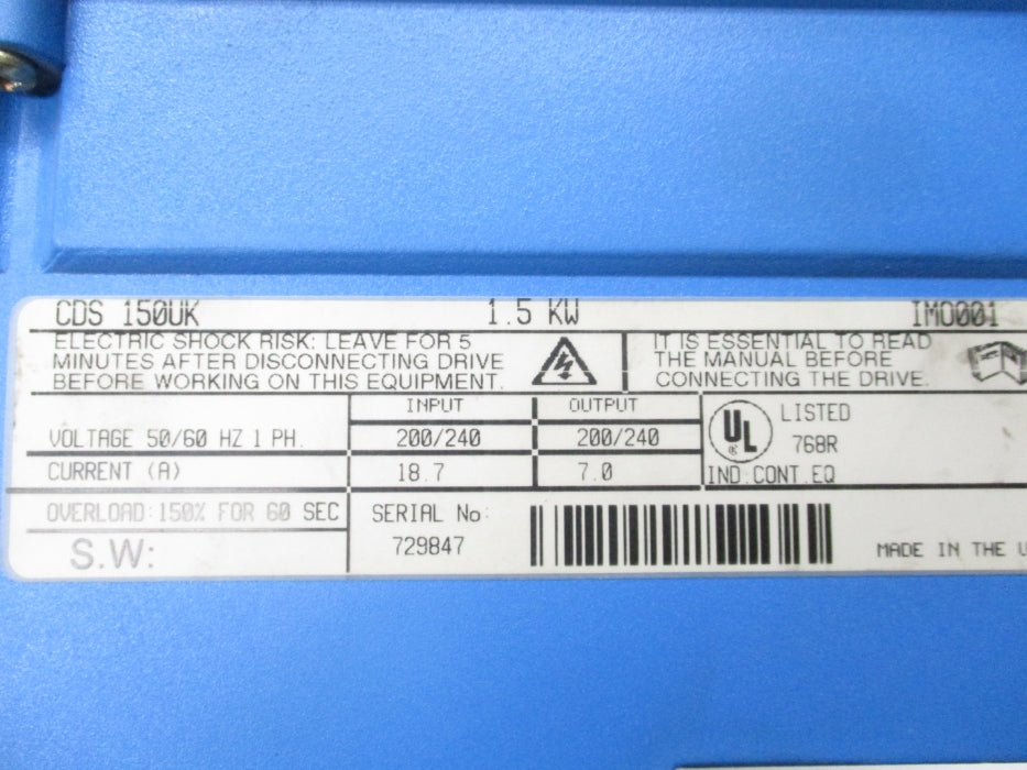 IMO JAGUAR CDS150UK NSNP