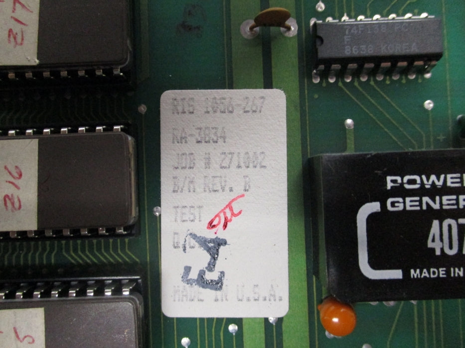 ROCHESTER INSTRUMENTS 1056-267 RA-3834 REV. B UNMP