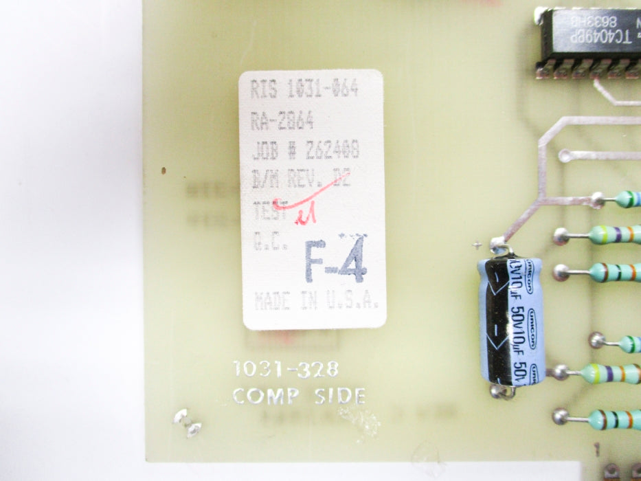 ROCHESTER INSTRUMENTS 1031-064 RA-2864 REV. D2 UNMP