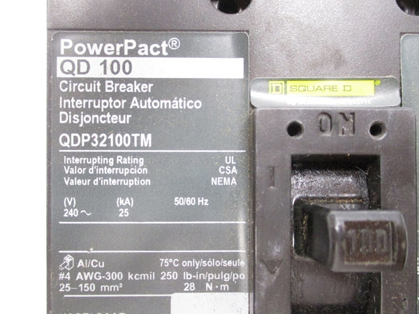 SQUARE D QDP32100TM 240V 100A NSNP