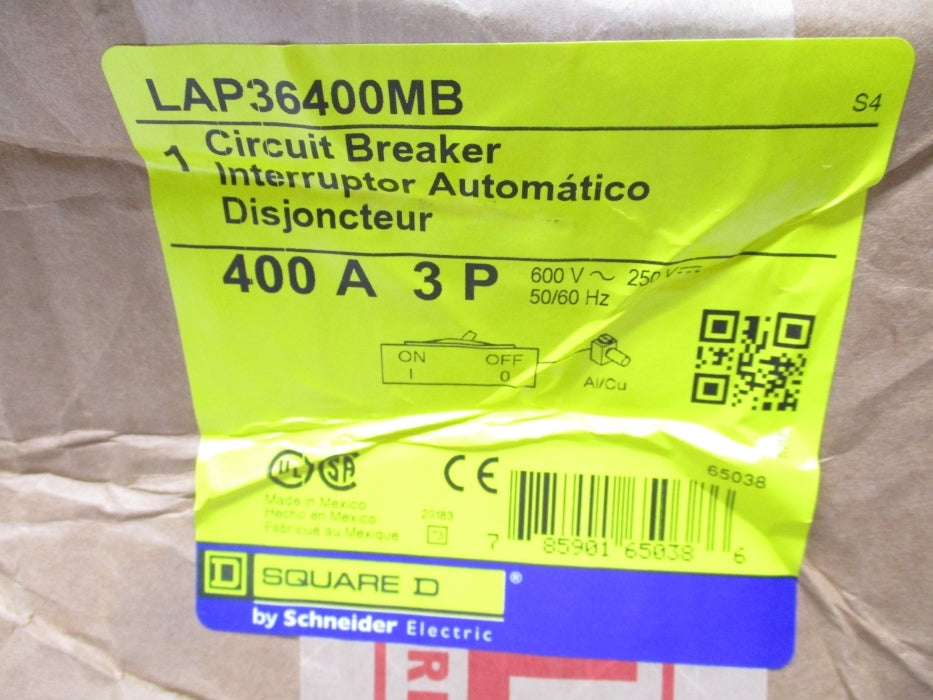 SQUARE D LAP36400MB 600V 400A (AS PICTURED) NSMP
