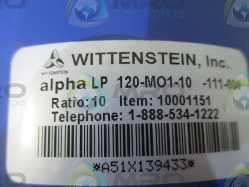 WITTENSTEIN ALPHA LP 120-M01-10-111-000  NSNP