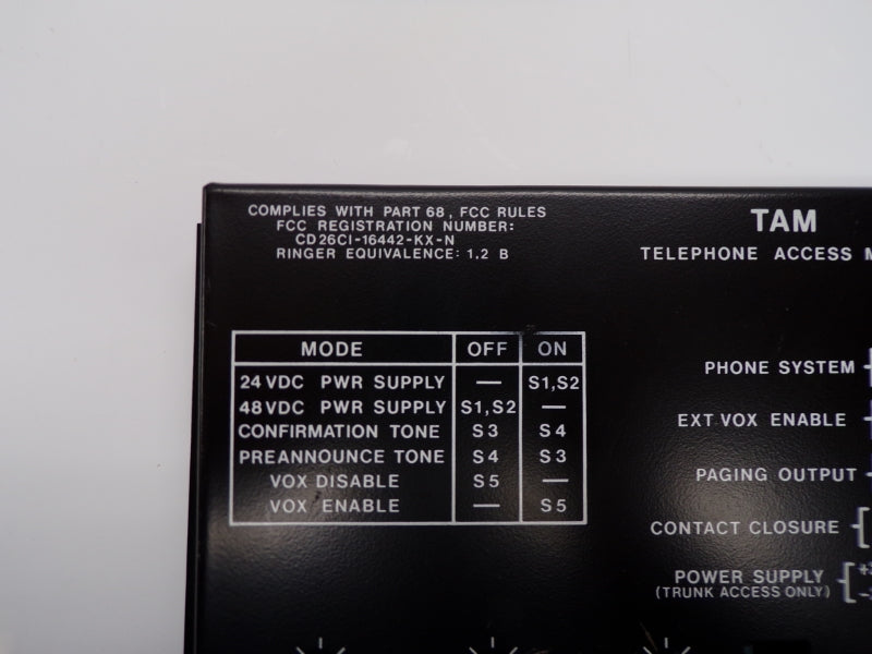 BOGEN CD26CI-16442-KX-N 48VDC UNMP