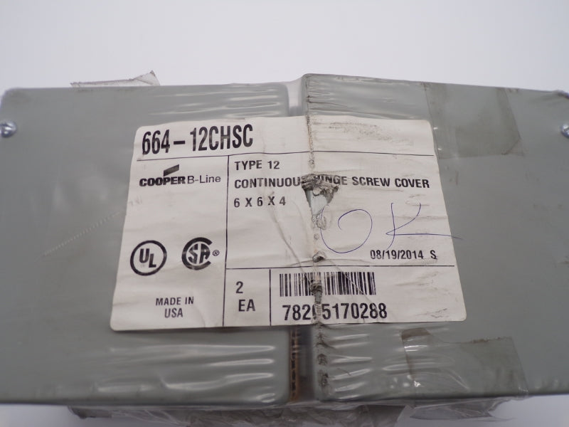 COOPER B-LINE 664-12CHSC (PKG OF 2) NSMP