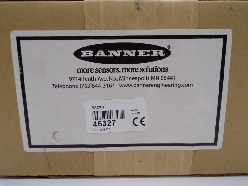 BANNER ENGINEERING MACV-1 46327 NSFS