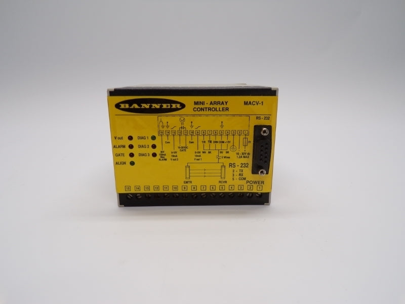 BANNER ENGINEERING MACV-1 10-30VDC 1.2A UNMP