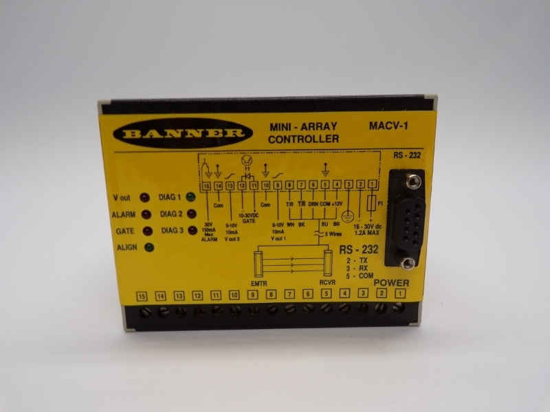 BANNER ENGINEERING MACV-1 10-30VDC 1.2A UNMP