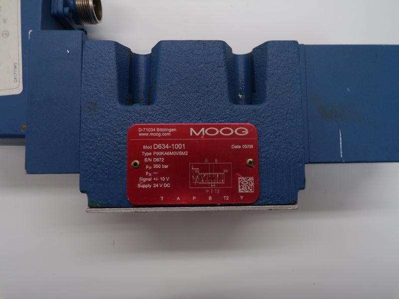 MOOG D634-1001 P60KA6M0VSM2 24VDC NSNP