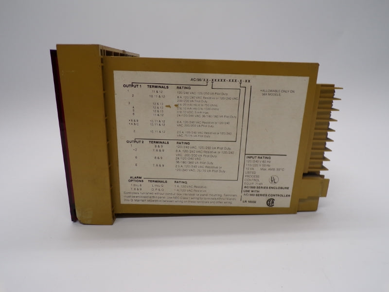 CONTROLLER AC/56/XX-XXXXX-XXX-X-XX 120/240VAC 8A UNMP