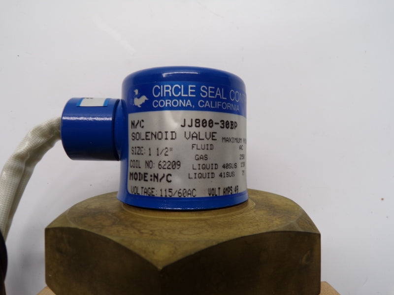 CIRCLE SEAL CONTROLS JJ800-30BP 115V 49A 1-1/2" NSNP