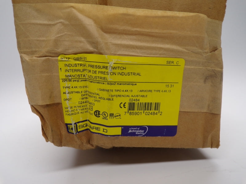 SQUARE D 9012GBW-21 SER. C NSFS