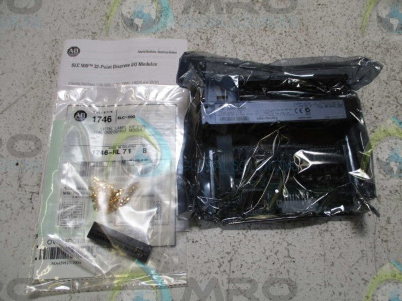 INDUSTRIAL SPARE PART SLC 500 1746-OV32 SER. D OUTPUT MODULE  NSMP