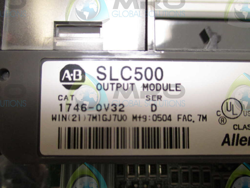 INDUSTRIAL SPARE PART SLC 500 1746-OV32 SER. D OUTPUT MODULE  NSMP