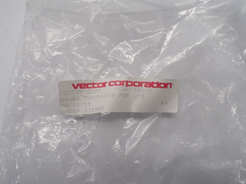 VECTOR CORPORATION HCA-7481-7 NSNP