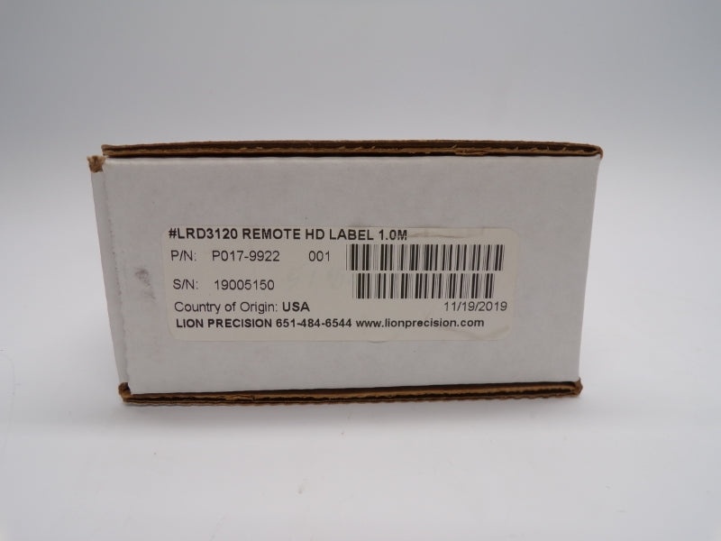 LION PRECISION LRD3120 P017-9922 12-24V 1.0M NSMP
