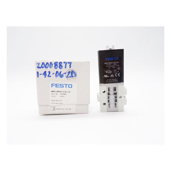FESTO MHE3-MS1H-3/2G-1/8 525147 21,6-26,4VDC 1A NSMP