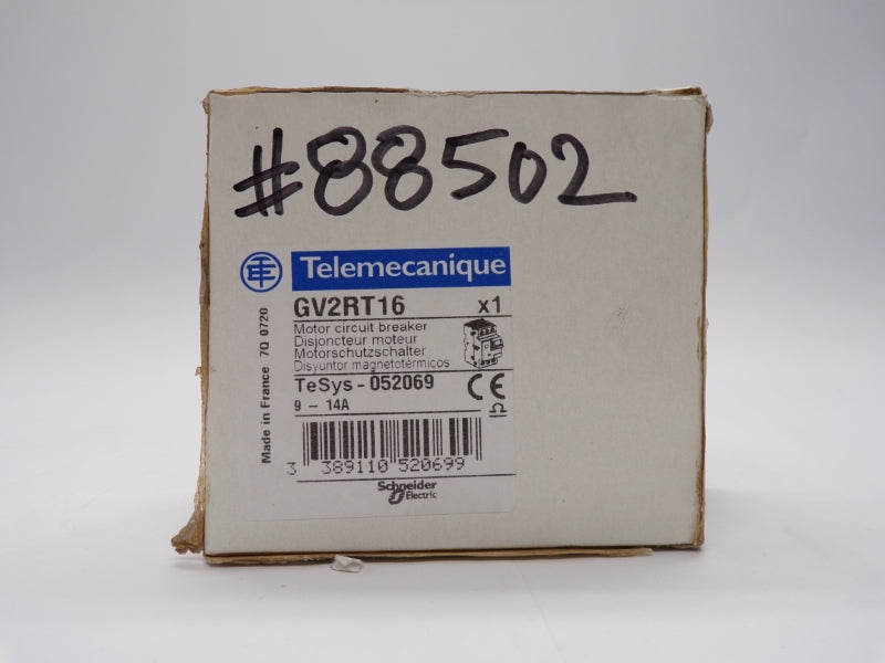 TELEMECANIQUE GV2RT16 690V 9-14A NSMP
