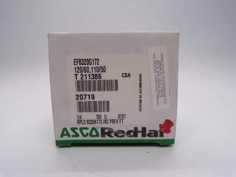ASCO EF8320G172 110/120V 125-130PSI 1/4" NSMP