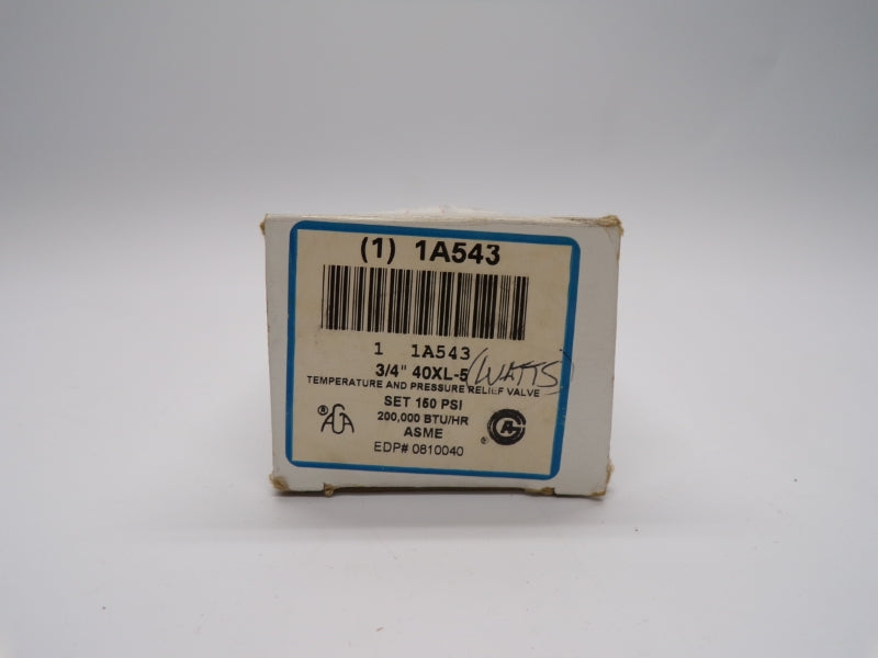 WATTS 1A543 3/4" 150PSI NSMP