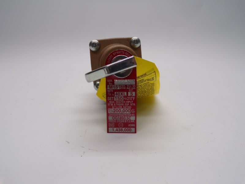 WATTS M15 150PSI 3/4" NSNP