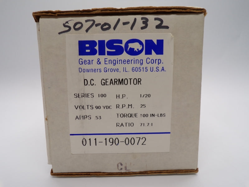 BISON 011-190-0072 90VDC .53A NSMP