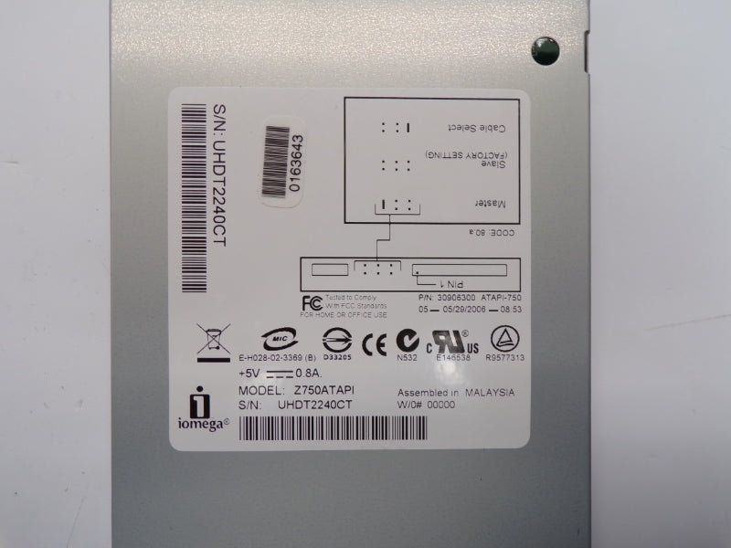 IOMEGA Z750ATAPI 30906300 5V 0.8A NSNP