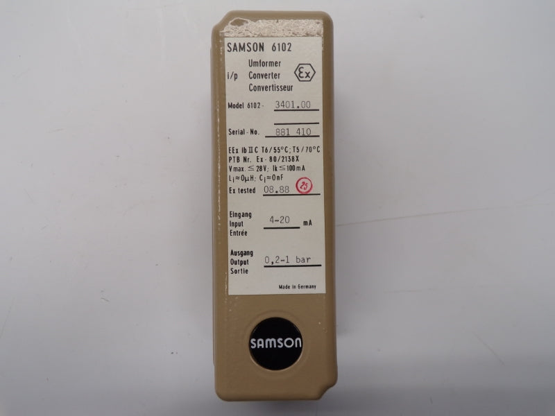 SAMSON 6102-3401.00 28V NSNP