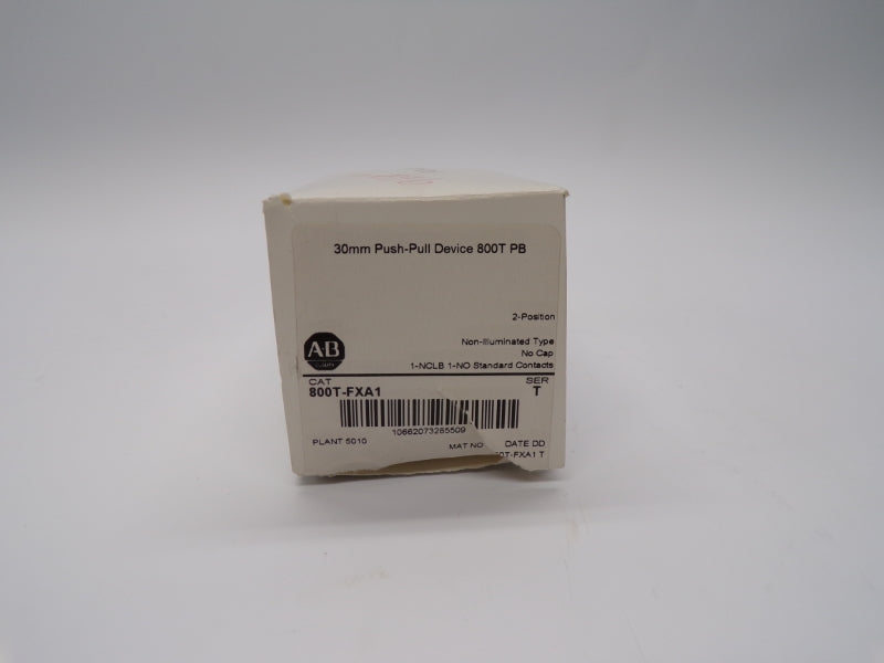 ALLEN BRADLEY 800T-FXA1 SER. T (WH) NSMP