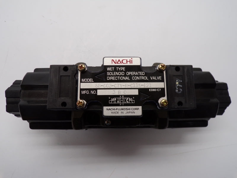 NACHI SS-G03-C7Y-R-C115-E21 110/115VAC NSNP