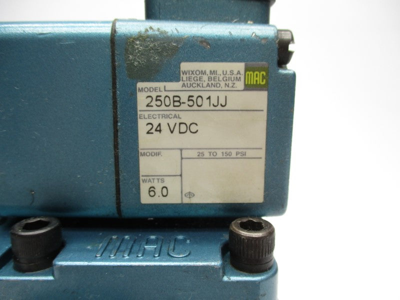 MAC 57C-13-501JJ 24VDC 25-150PSI UNMP