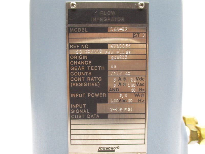 FOXBORO 14A-EP 120VAC 5A 3-15PSI NSNP