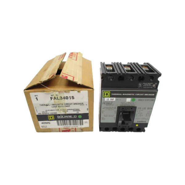 SQUARE D FAL34015 480V 15A (GREY) NSMP