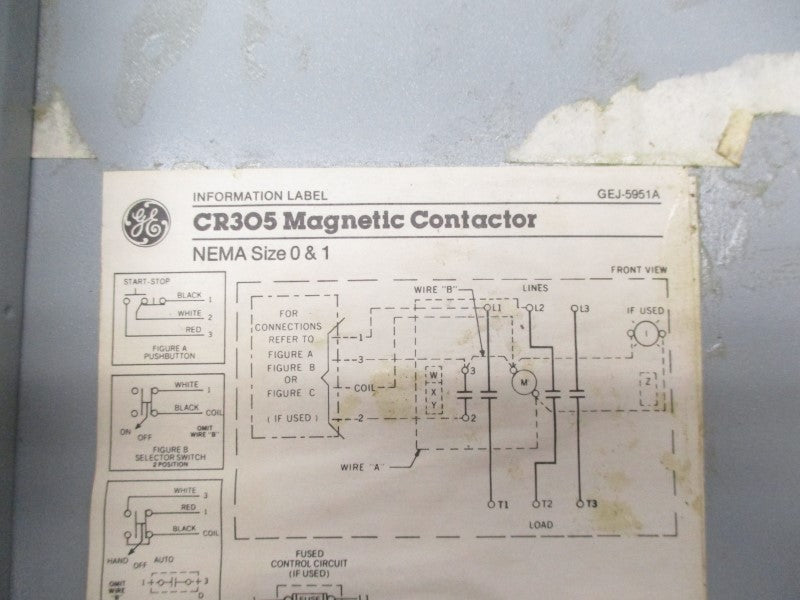 GENERAL ELECTRIC CR305B1 95/115V NSNP