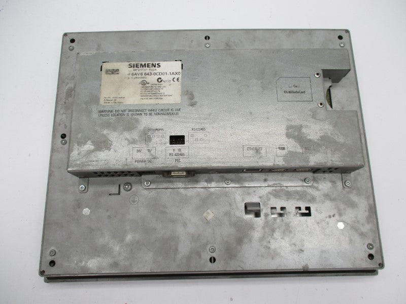 SIEMENS 6AV6643-0CD01-1AX0 24V 0.8A UNMP