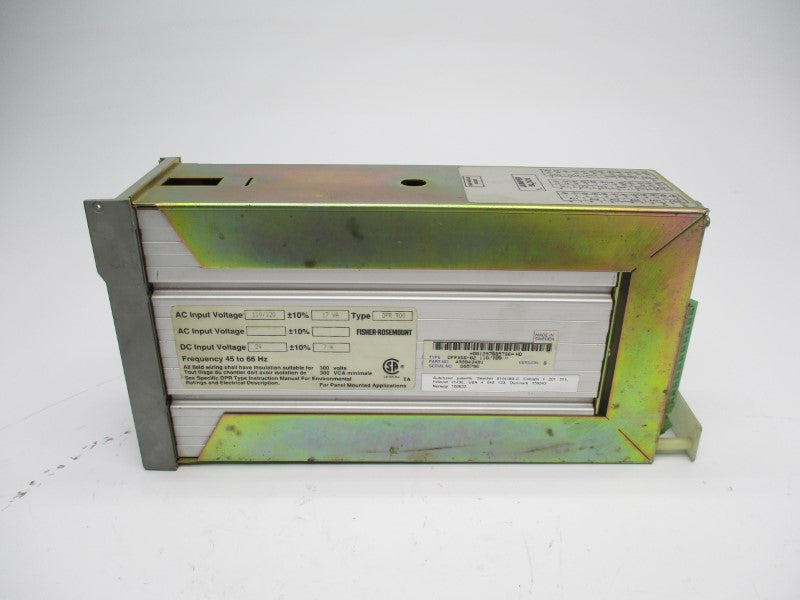 FISHER-ROSEMOUNT DPR900-02 498043401 110/120VAC (AS PICTURED) UNMP