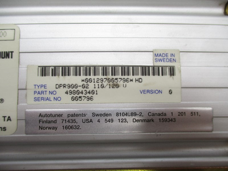 FISHER-ROSEMOUNT DPR900-02 498043401 110/120VAC (AS PICTURED) UNMP