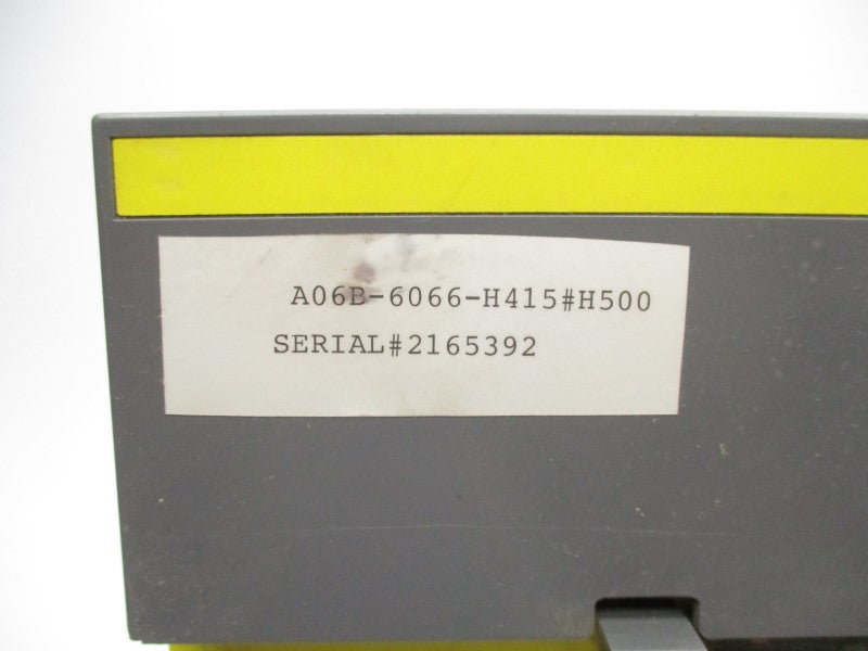FANUC A06B-6066-H415#H500 (NO COVER) UNMP