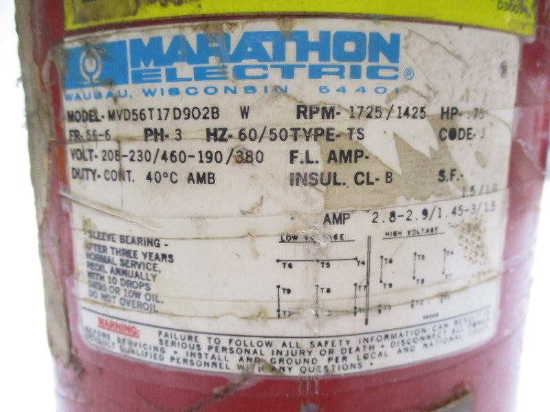 ARMSTRONG H-53-3BF MVD56T17D902BW 208-230/460-190/380V 2.8-2.9 UNMP