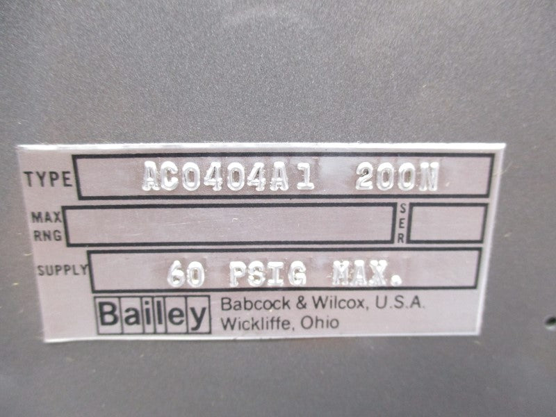 BAILEY AC0404A1 200N 60PSI NSMP