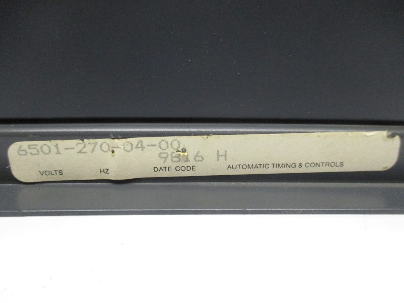 AUTOMATIC TIMING&CONTROLS 6501-270-04-00 UNMP