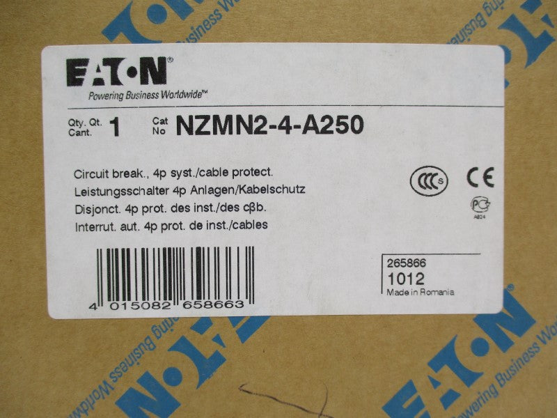 EATON NZMN2-4-A250 8000V 250A NSMP