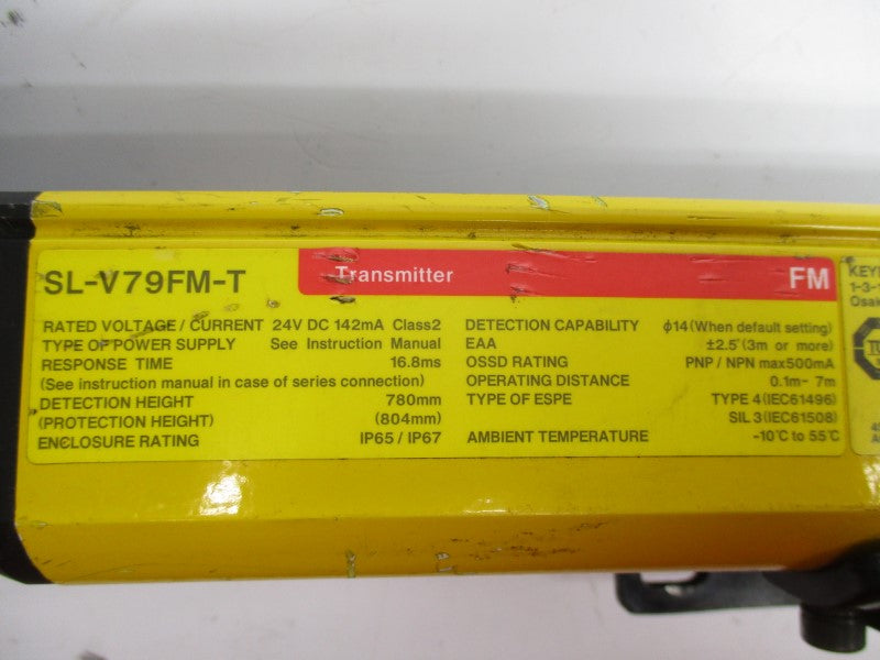 KEYENCE SL-V79FM-T 24VDC UNMP